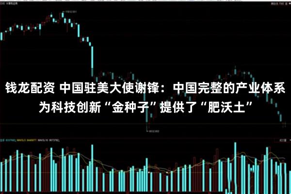 钱龙配资 中国驻美大使谢锋：中国完整的产业体系为科技创新“金种子”提供了“肥沃土”