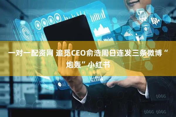 一对一配资网 追觅CEO俞浩周日连发三条微博“炮轰”小红书